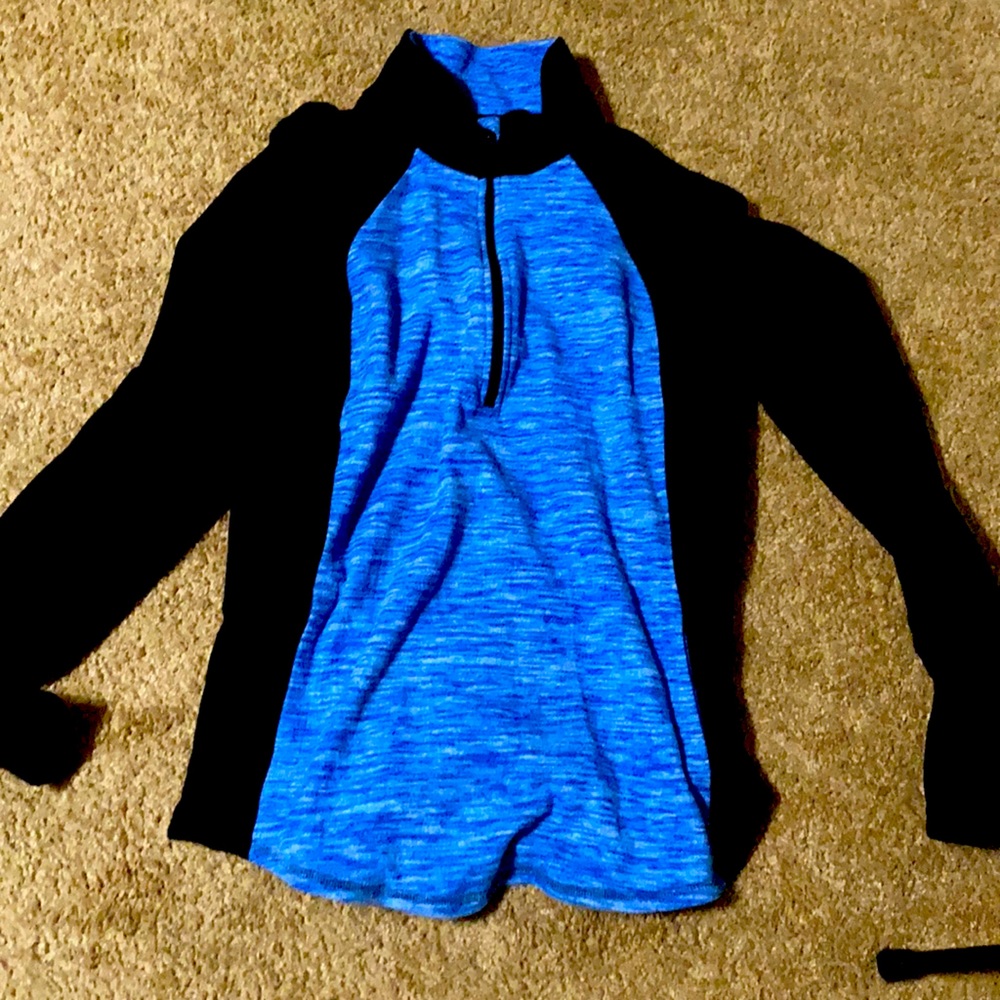 Blue fleece